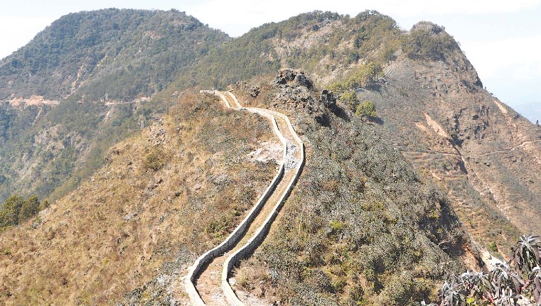 बन्दीपुरमा ‘मिनी ग्रेटवाल’