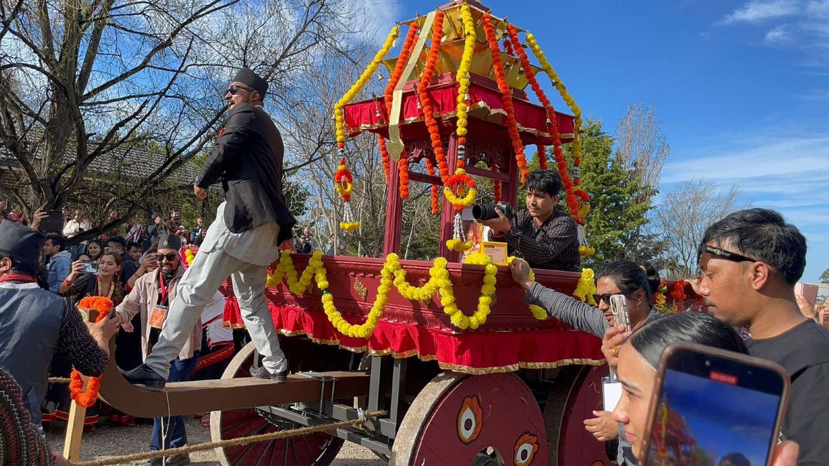 मेलवर्नमा मनाइयो इन्द्रजात्रा