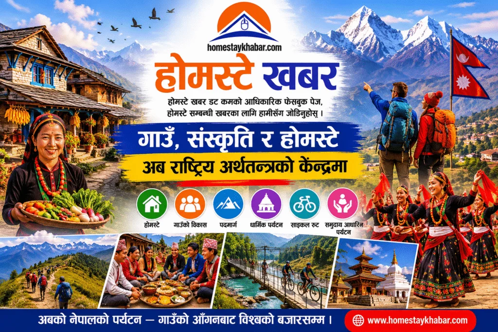 गाउँ, संस्कृति र होमस्टे अब राष्ट्रिय अर्थतन्त्रको केन्द्रमा