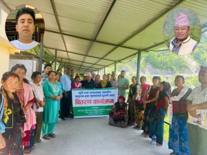 सहिद लखन गाउँपालिकाद्वारा अनुदान वितरण